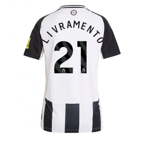 Newcastle United Tino Livramento #21 Domaci Dres za Ženska 2024-25 Kratak Rukav